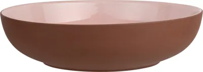 Produktbild von Maxwell & Williams SIENNA Schüssel, Salatschüssel, Suppenschale, Schale, Keramik, Pink, Ø 28 x 7 cm, LM0021
