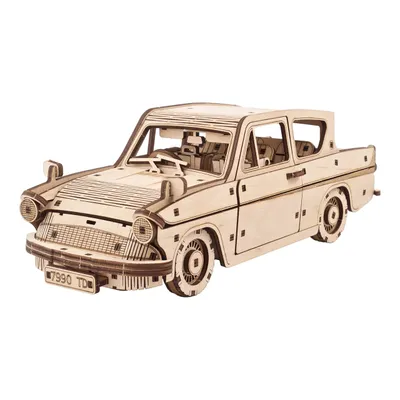 Produktbild von Ugears Fliegender Ford Anglia Mechanischer Holzbausatz Golden Kinder Golden One Size