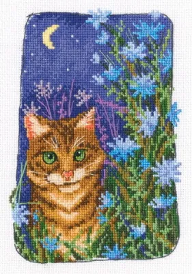 Zdjęcie produktu dla RTO Zestaw do haftu krzyżykowego "Stary ogród babci", wzór liczony, 11,5x17cm C352