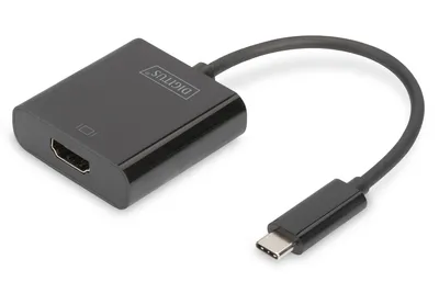 Immagine prodotto di DIGITUS - Adattatore video esterno - USB-C 3.1 - HDMI - Nero