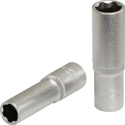 Produktbild von KS TOOLS 911.3832-E 3/8" Stecknuss, lang, 12mm, auf Hänger