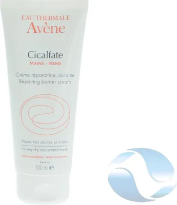 Produktbild von Pierre Fabre Dermokosmetik Cicalfate Handcreme, 100 ml – reparierend, beruhigend, schützend, hypoallergen, ohne Duftstoffe & Parabene – für trockene, rissige, irritierte Hände & Nägel und empfindliche Haut