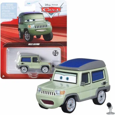 Produktbild von Mattel HFB37 Disney Pixar Cars Miles Axlerod Spielzeug Auto Rennwagen 1:55