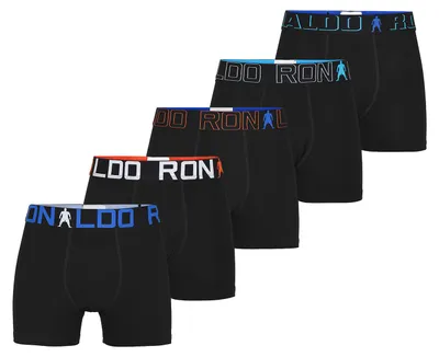 Produktbild von CR7 Cristiano Ronaldo Jungen Retro Pants Boys BASIC 5-Pack black - Größe 10-12