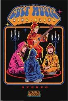 Produktbild von Steven Rhodes - Cult Music Sing-Along - Poster