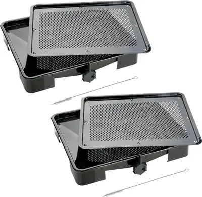 Image de Lot de 2 plats four 39/39 cm en acier émaillé avec 2 ustensiles Zenker Special cooking