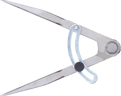 Obrázek produktu pro Křídlo Rozdělovač Měřidlo Kompas Uhlíková ocel Nastavitelný úhel Scribing Tool pro dřevoobrábění126mm