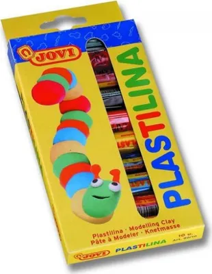 Obrázok produktu pre JOVI 90/10 JOVI Knete PLASTILINA farbsortiert, 10 Farben je 15,0 g