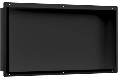 Obrázek produktu pro Zápustná polička/nika do obkladu - černá matná - 60x30x10 cm