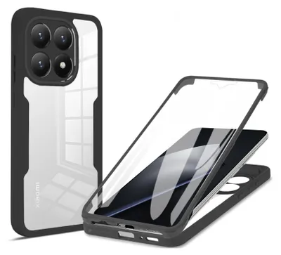 Produktbild von 360 Grad Hülle für Xiaomi 15T Rundum Vollschutz Displayschutz Schwarz