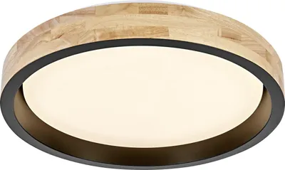 Produktbild von Osram LED-Deckenleuchte Orbis Mariano Ø 41 cm 24 W Holzdekor schwarz dimmbar