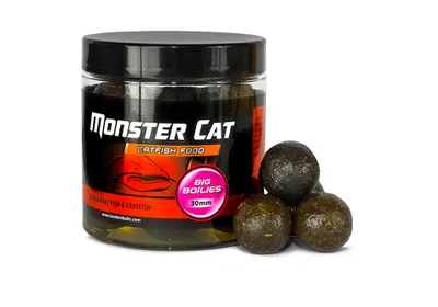 Produktbild von Tandem Baits Monster Cat Big Boilies Wels-Boilies Fisch & Krebs, Wels Angeln ohne Mühe, Köder zum Große-Fische-Angeln, Angelzubehör für Profis & Hobby-Angler 30 mm 330 g