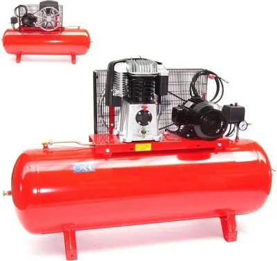 Produktbild von Druckluft Kolbenkompressor 7,5PS 300l 15bar BK119 Werkstattkompressor 5,5kw