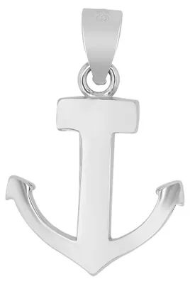 Produktbild von Akzent Uni Anhänger Sajoscha "Sajoscha" aus 925 Sterlingsilber, rhodiniert, langlebig
