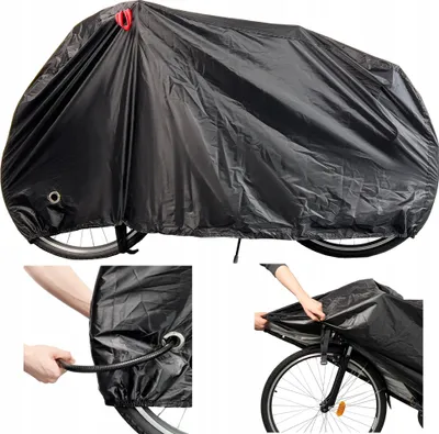 Produktbild von Wasserdichte Abdeckung Fahrradkoffer Größe S Klein Schwarz