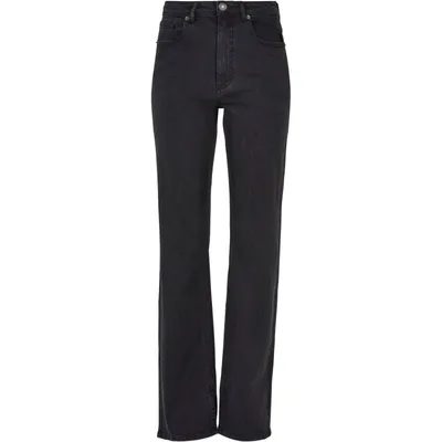 Produktbild von Urban Classics Ladies - High Waist Straight Slit Jeans - W34