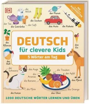Produktbild von Deutsch für clevere Kids - 5 Wörter am Tag