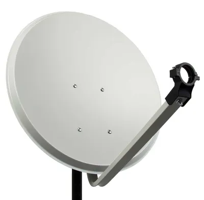 Produktbild von PremiumX PXA80 Satellitenschüssel 80cm Aluminium Hellgrau Satellitenantenne