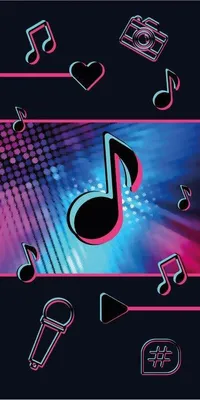 Immagine prodotto di Detexpol Asciugamano da spiaggia 70x140 Note Mondo della musica nero blu rosa 1118 bambini cotone microfono giovani