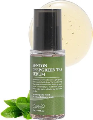 Produktbild von BENTON Deep Green Tea Serum 35ml Gesichtsserum mit Grüntee Korea Kosmetik
