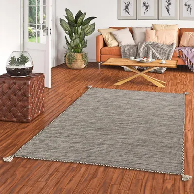 Produktbild von Natur Teppich Kelim Prico Ivory, Größe:90x160 cm