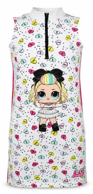 Produktbild von Sommerkleid L.O.L. SURPRISE! LOL Surprise Mädchen Kinder ärmelloses Sommerkleid Kleid Gr. 110-116 - 116