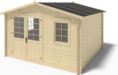 Produktbild von Gartenhaus, Gerätehaus 16m2 - 4x4m - 40mm