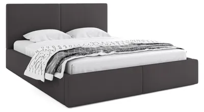 Obrázek produktu pro Manželská postel 160x200 JOSKA s matracemi - grafit