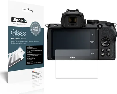 Obrázok produktu pre 1x ochranná fólia pre Nikon Z 50 matná - anti-shock 9H fólia dipos Glass plastové sklo