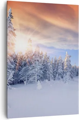 Produktbild von Bild auf Leinwand - Leinwandbild - Einteilig - Abenteuer alpen winter schnee - 70x100cm - Wand Bild - Wandbilder - Leinwanddruck - Wanddekoration - Leinwand bilder - Wandbild - PA70x100-2433
