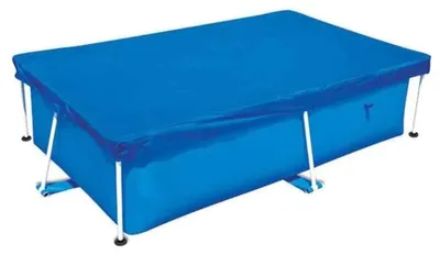 Obrázek produktu pro Ochranný kryt na bazén – Přenosný a UV odolný – 220 x 150 cm – Modrý – Obdélníkový