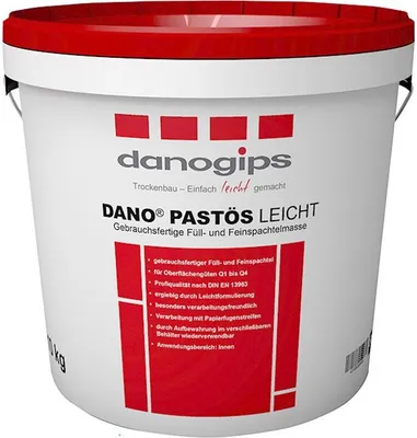 Produktbild von Danogips Spachtelmasse Dano Pastös leicht 10 kg