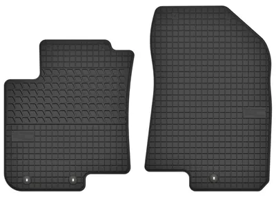 Image de Tapis avant en caoutchouc pour Hyundai i20 II 2014-2020 (coupé/hayon) – 2 pièces, noirs, sur mesure
