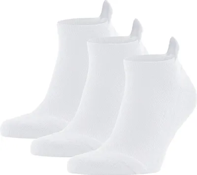 Produktbild von FALKE Uni Sneakersocken 3er Pack - Cool Kick, Socken, Polyester, einfarbig, kurz Weiß 35-36
