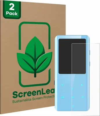 Produktbild von 2x ScreenLeaf Schutzfolie für AGPtek A19X nachhaltiger Displayschutz Display Schutz Folie Klar Transparent