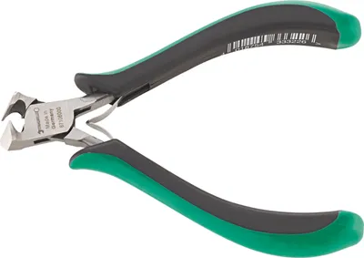 Produktbild von STAHLWILLE Elektronik-Schrägschneider L.120mm Kopf poliert Griffe 2-Komponenten-Griffe