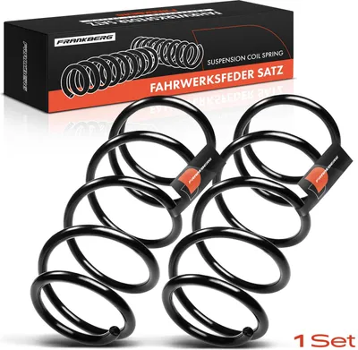 Image de Frankberg 2x Ressort de Suspension Essieu Avant pour Nissan Almera II N16 Hatchback 2000-2006