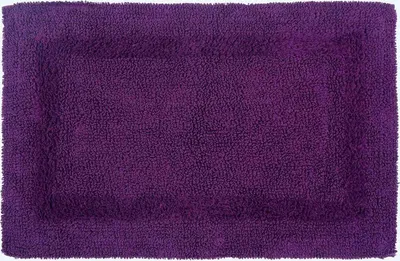 Produktbild von HOMESCAPES Badematte lila 50x80 cm aus 100% Baumwolle