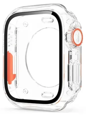 Obrázek produktu pro Ochranné pouzdro na chytré hodinky - ochrana displeje o 360° - tvrzené sklo - nárazuvzdorný rámeček - 45 mm - průhledné