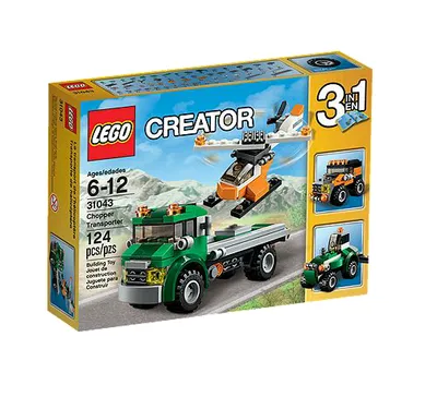 Produktbild von LEGO® Creator - 31043 Hubschrauber Transporter