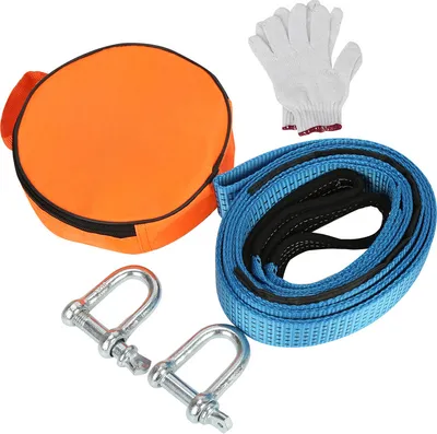 Obrázek produktu pro Jopassy tažné lano modré 5 cm x 5 m nosnost do 8 tun se 2 karabinami včetně tašky