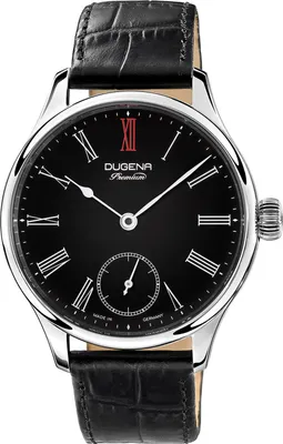 Produktbild von Dugena Herren-Armbanduhr Epsilon 3, Handaufzug, Edelstahlgehäuse, Saphirglas, 5 bar