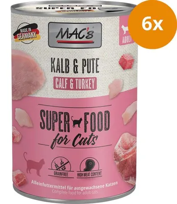 Immagine prodotto di MAC's Cat Kalb & Pute 400gx6