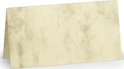 Produktbild von Tischkarten Paperado 100 x 100 Chamois Marmora