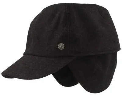Bugatti 6 teilige Baseballmütze mit Ohrenschutz und Windstopper in grau