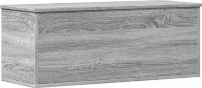 Produktbild von vidaXL Truhe Grau Sonoma 90x35x35 cm Holzwerkstoff
