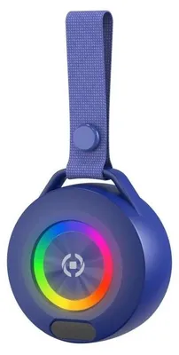 Produktbild von Celly LIGHTBEATBL, 5 W, 3 Ohm, Kabellos, 10 m, Tragbarer Stereo-Lautsprecher, Blau