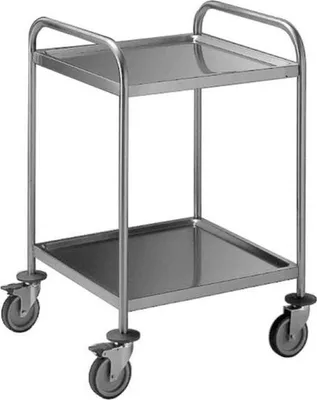 Immagine prodotto di Carrello di servizio KBS con 2 ripiani 910x590x950 mm Portata per ripiano 50 kg