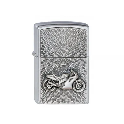 Produktbild von Zippo Feuerzeug 2000225 Motor Bike Emblem Benzinfeuerzeug windfest Metallgehäuse