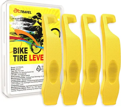 Produktbild von Reifenheber 3 Stück, für Mountainbikes und Rennräder, mit Antirutsch, Kunststoff